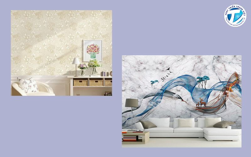 In giấy dán tường theo yêu cầu giúp cá nhân hóa không gian